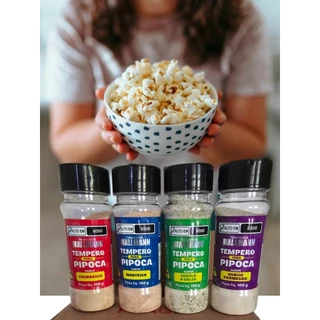kit 2 Temperos para pipoca 4 sabores manteiga churrasco queijo e parmesão cebola e salsa cinema