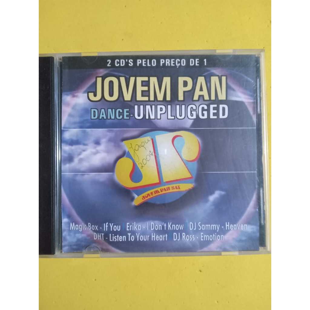 CD JOVEM PAN - DANCE UNPLUGGED - POP DANCE ANOS 2000 - MAGIC BOX ...
