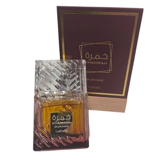 Perfume Árabe Khamrah Dukhan Eau De Parfum 100ml em Oferta na Shopee