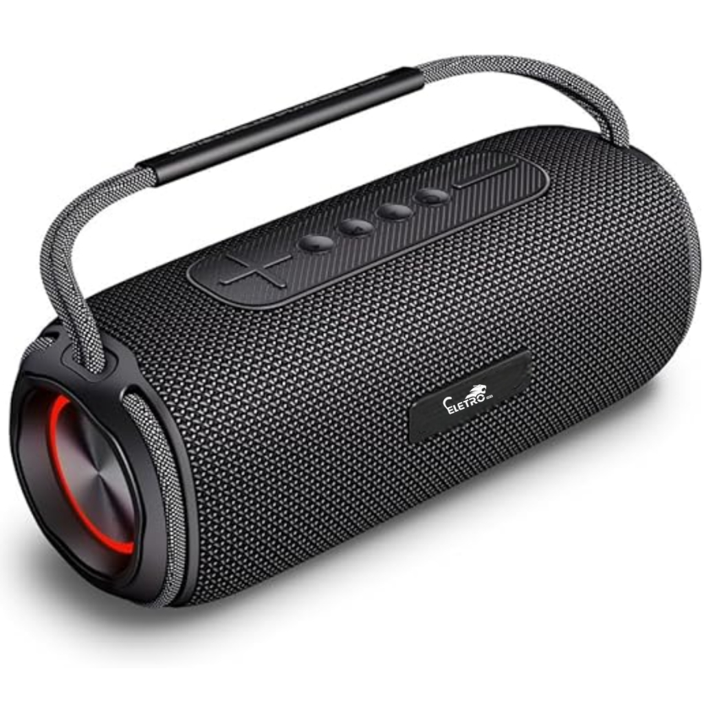 Caixa De Som Bluetooth 100w Graves Bass Bosst Potente Agold Super Alta ...