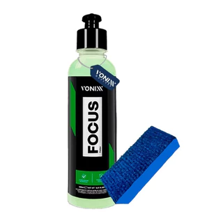 Kit Focus Vonixx Polidor Tira Mancha Chuva Ácida Marca Água Taco