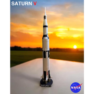 Réplica do Foguete Saturn V - Impresso em 3D (56 CM de Comprimento)