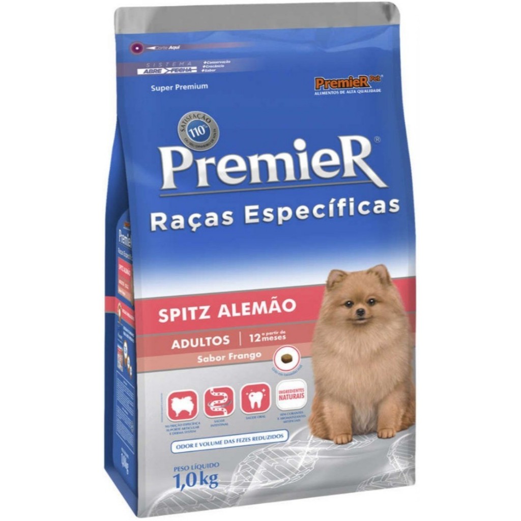 Ração Premier Raças Específicas Spitz Alemão Adulto 1kg | Shopee Brasil
