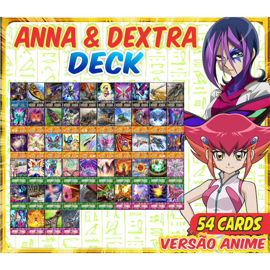 Anna, Dextra (50 Cards) Deck Anime Zexal | Shopee Brasil