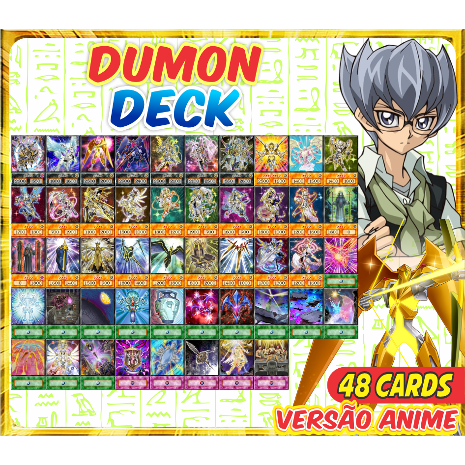 Dumon (40 Cards) Deck Anime Zexal | Shopee Brasil