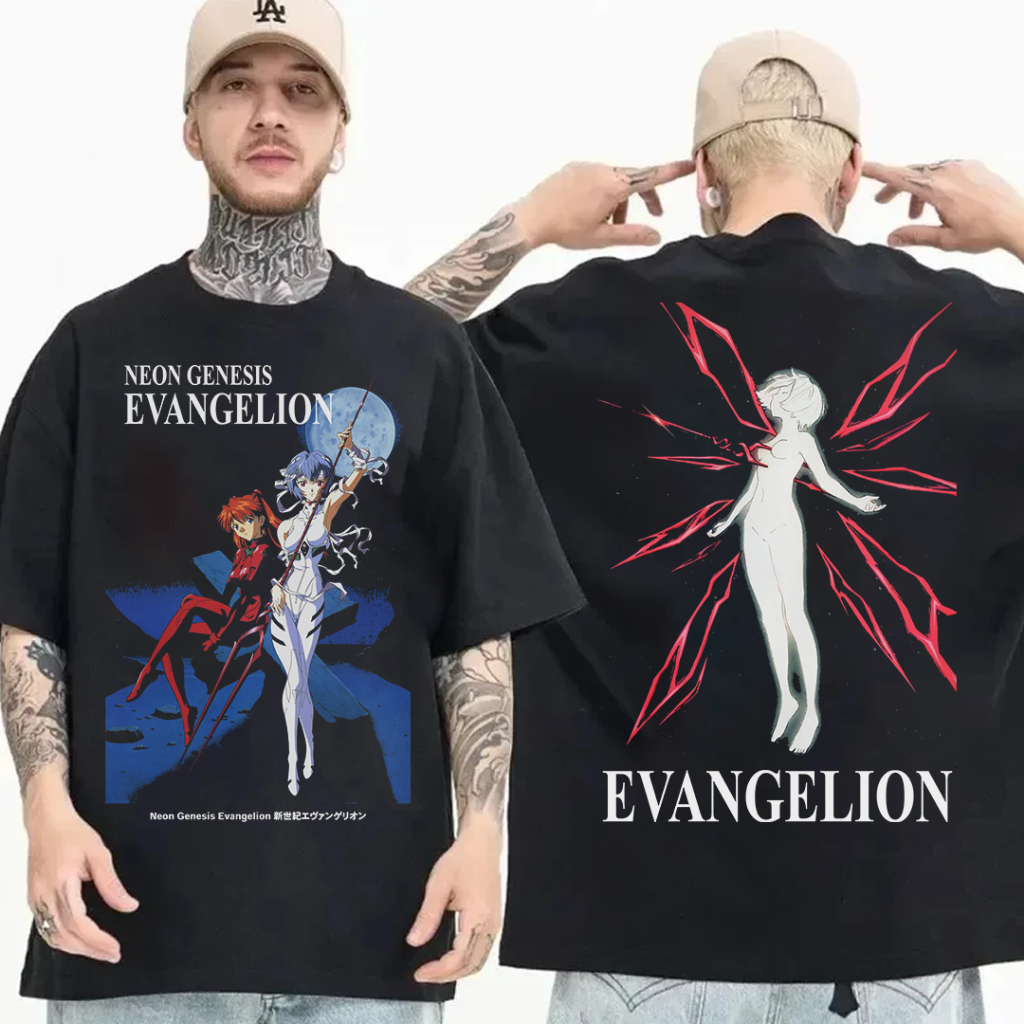 Camiseta Algodão Neon Genesis Evangelion Anime