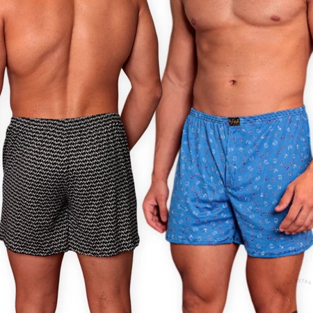 Kit com 2, 3 ou 5 cueca samba canção masculino 