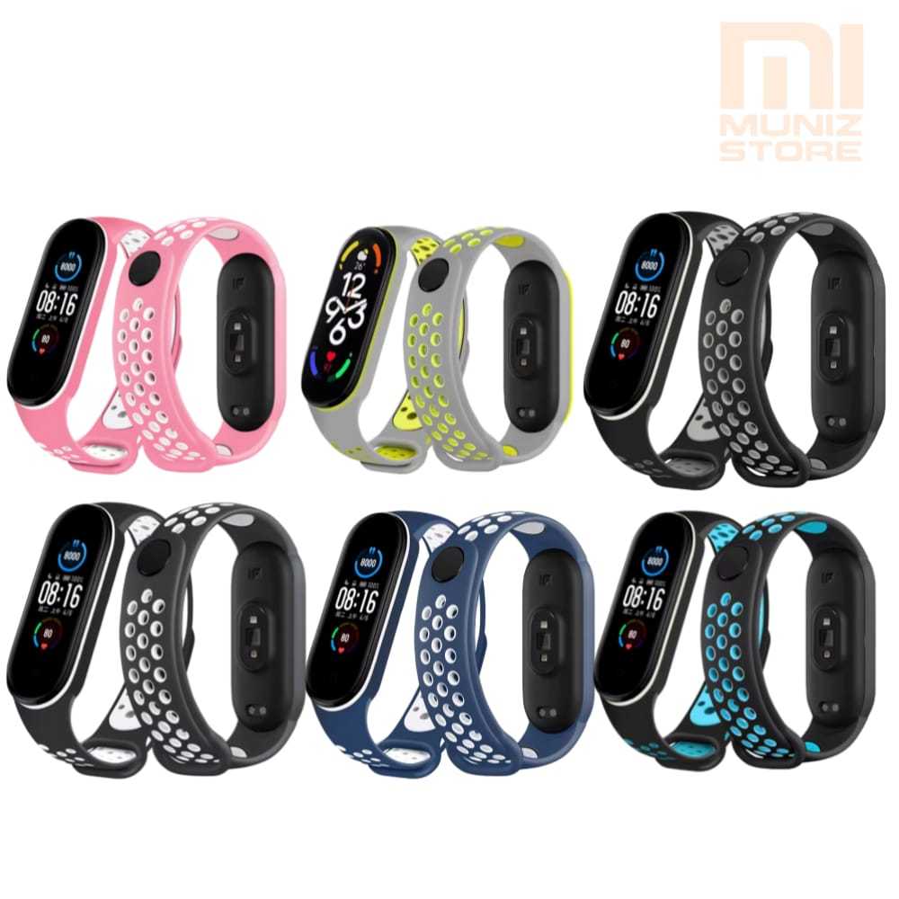 Pulseira Mi Band 7 Pulseiras P/SmartWatch Silicone Esportiva Confortável Resistente Encaixe Perfeito