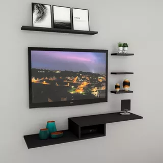 Rack Suspenso 4 Prateleiras/nicho barato multiuso para sala e quarto