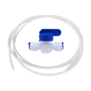 Kit Registro Conector Adaptador Engate Rápido Mangueira 1/4 6mm Instalação Purificador Bebedouro Filtros de Água