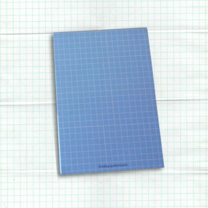 Bloco de Notas Quadriculado Notepad A6 – Destacável, Offset 90g ...