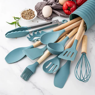 Kit de Utensílios de Cozinha com 12 Peças - Home Land