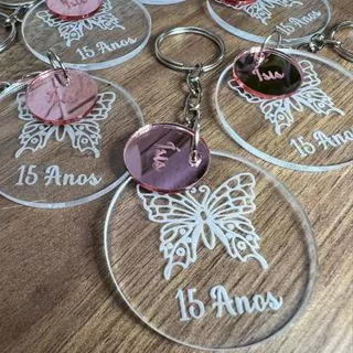 15 Anos Chaveiro Personalizado Debutante Festa Lembrancinha Presente Convidados em Oferta na Shopee