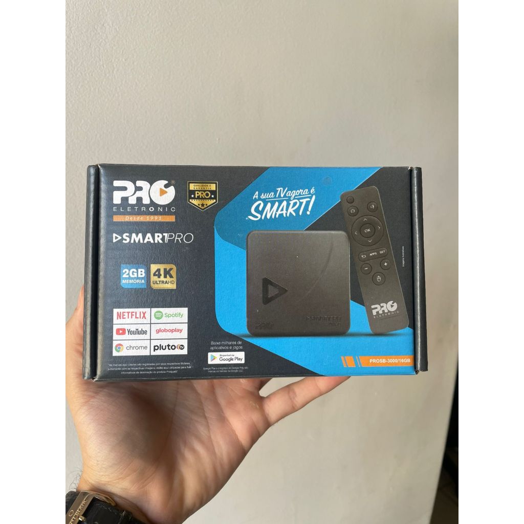 Smart TV Box 4K Android | Conversor Digital - Proeletronic