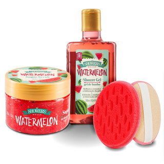 Kit banho Wever: esfoliante de açúcar e gel de banho