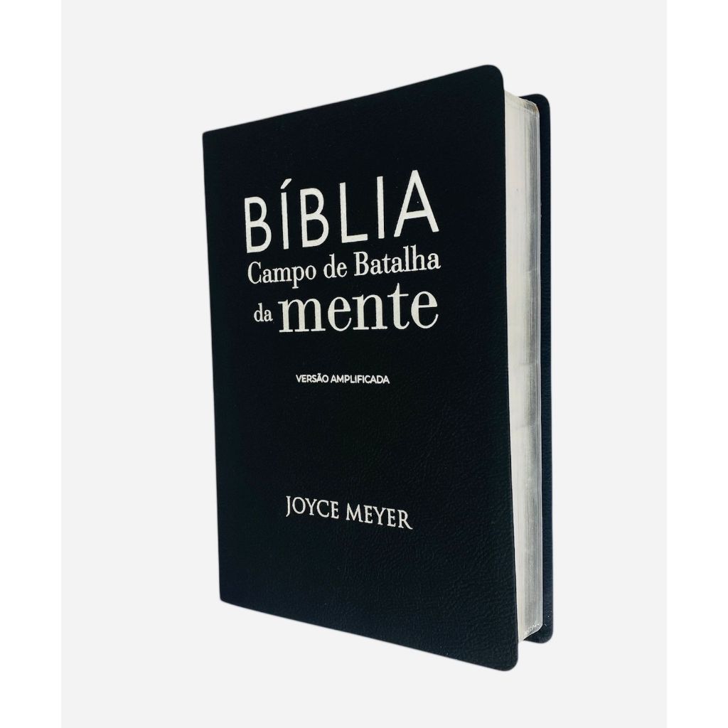 Biblia de Estudo | Campo de Batalha da Mente | Joyce Meyer | Preta ...