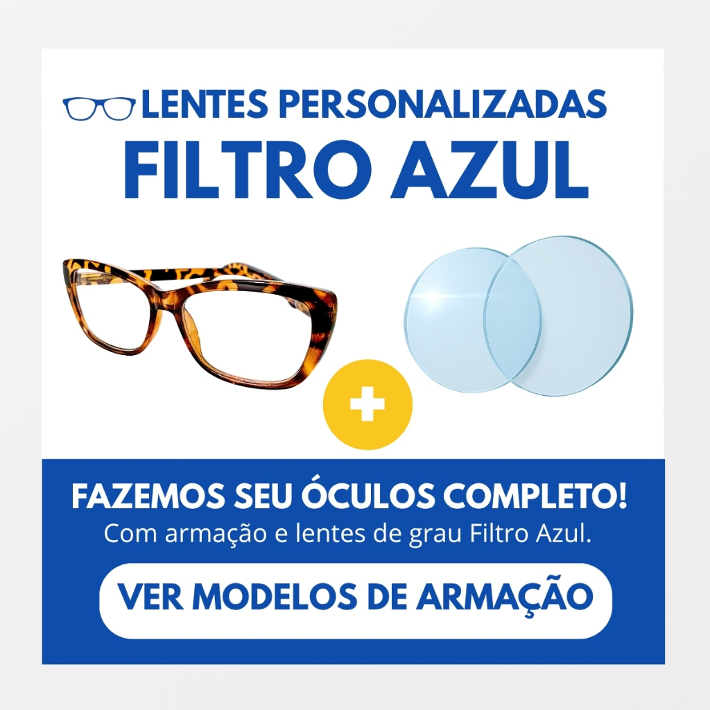 Armação de Óculos de Grau Azul: Onde Comprar | BuscaProdutos
