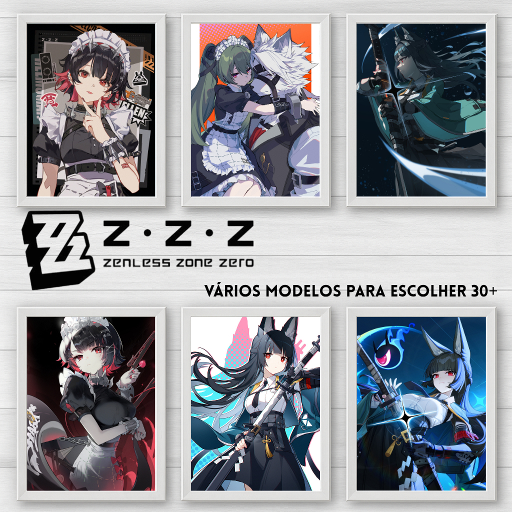 zzz Zenless Zone Zero Mouse Pad ZZZ Nicole Von Lycaon Ellen Zhu Yuan