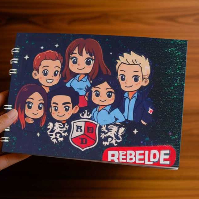 Caderno de colorir do rbd (Rebeldes) RBD para colorir, VOLUME 1 -CAPA ...