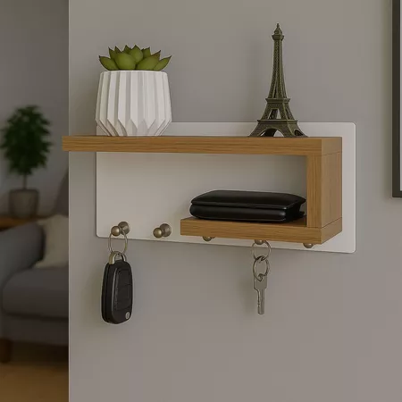 Porta chaves em mdf organizador decoração para casa