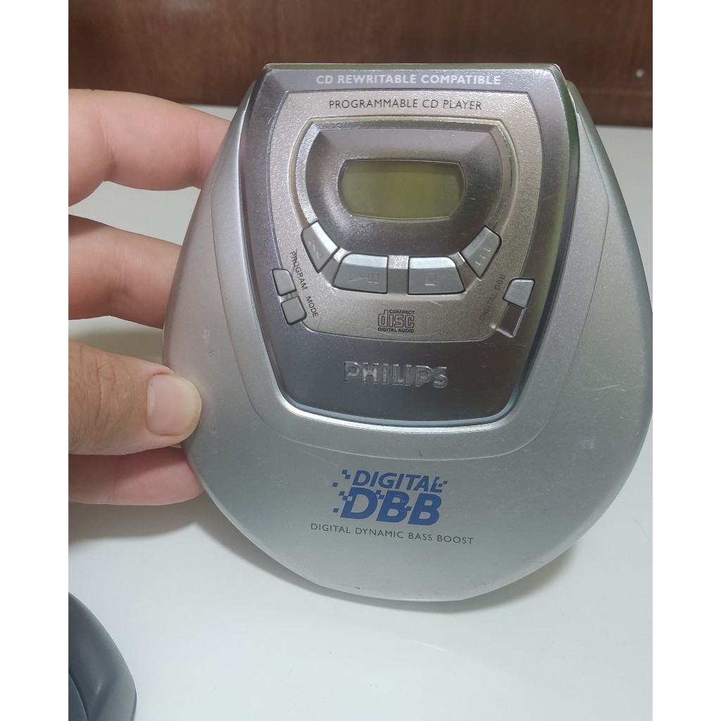 Discman - Toca CD Philips, Digital DBB, Antigo, Usado, Funcionando ...