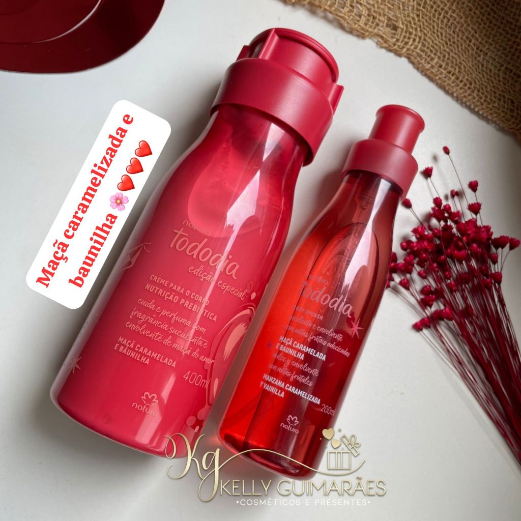 Kit Natura Tododia – Hidratante + Body Splash (Várias Fragrâncias