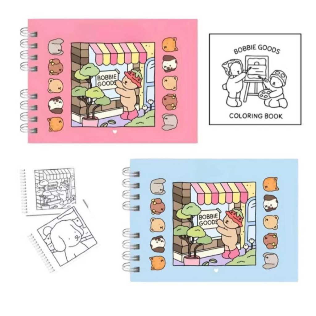 Livro De Colorir E Pintar Desenho Bobbie Good Azul E Rosa Pintar Bob ...
