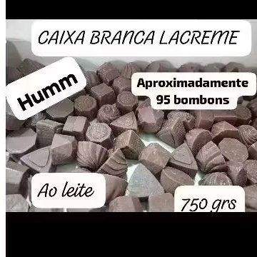CHOCOLATE CAIXA BRANCA MINI SHOW LACREME 750 GRS