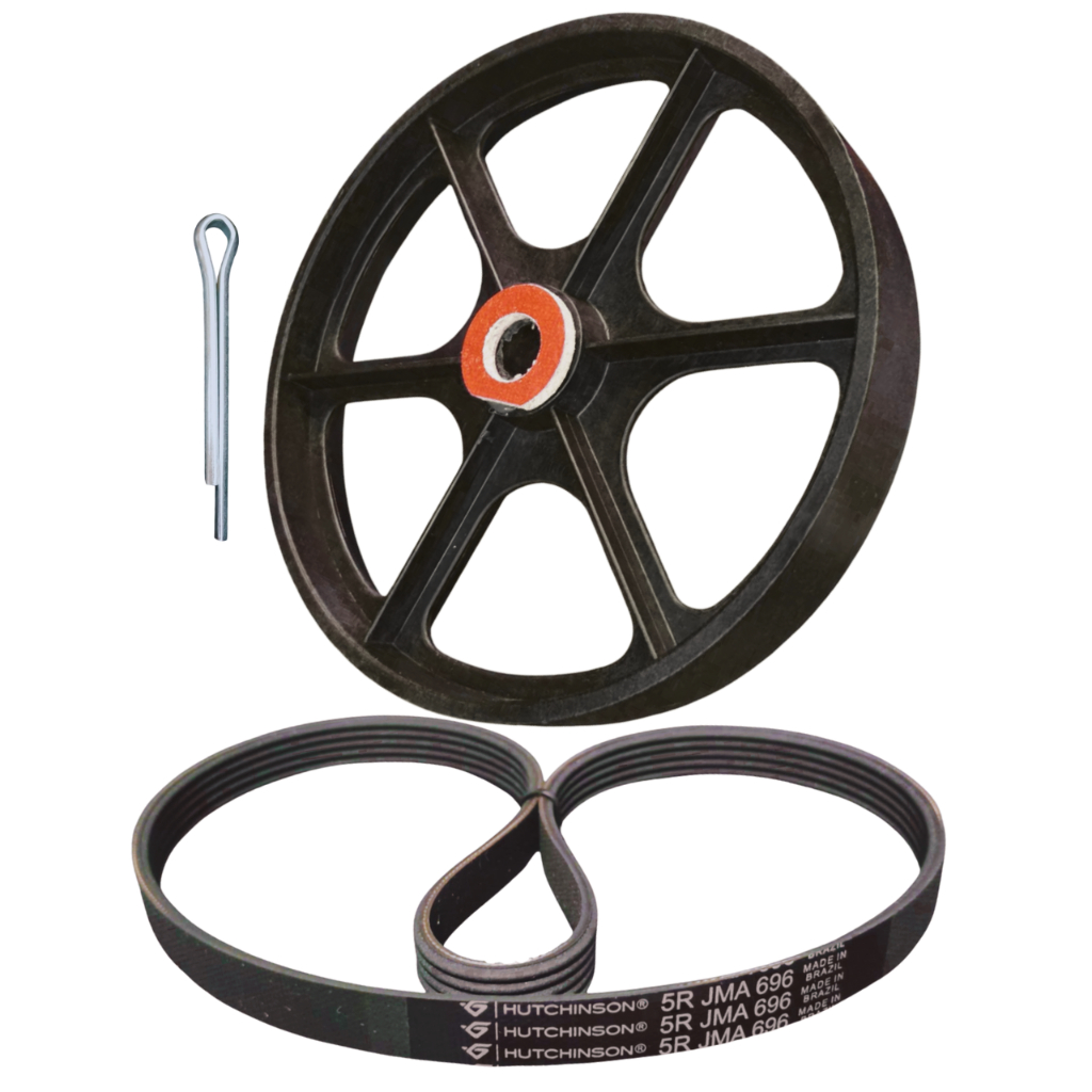 POLIA DO AGITADOR + CORREIA 5JMA 696 TANQUINHO NEWMAQ NEWUP 10KG