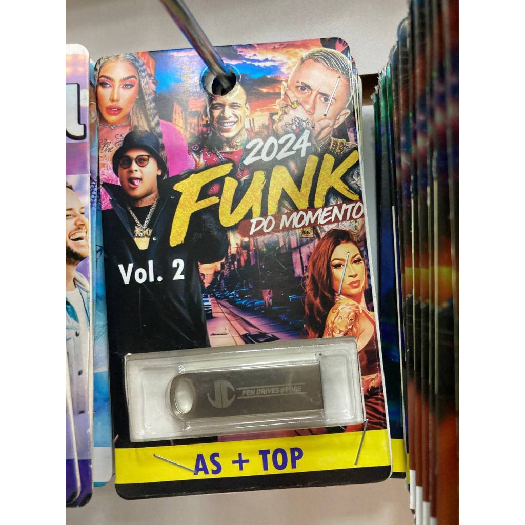 funk pen drive com musicas gravadas diversas pendrive gravado gêneros ...