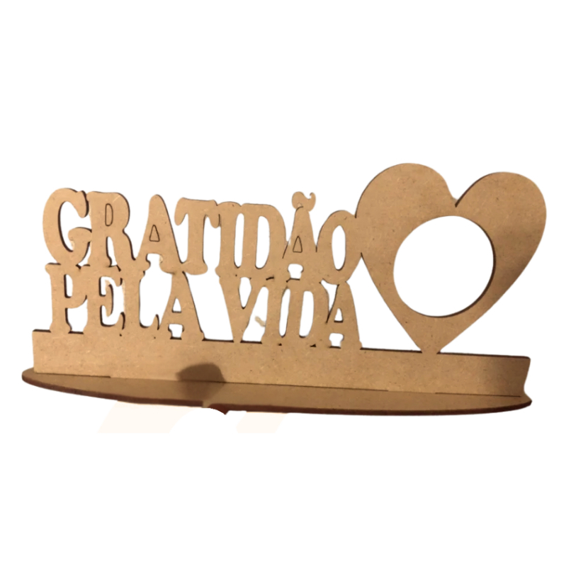Kit 30 Porta Bombom Lembrancinha Em Madeira Mdf Cru Gratidão Pela Vida