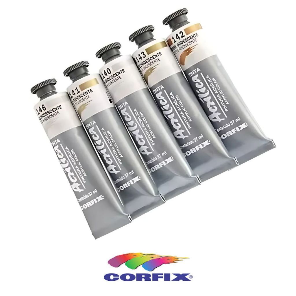 Tinta Acrílica Corfix 37ml Metálica - 81037 | Shopee Brasil