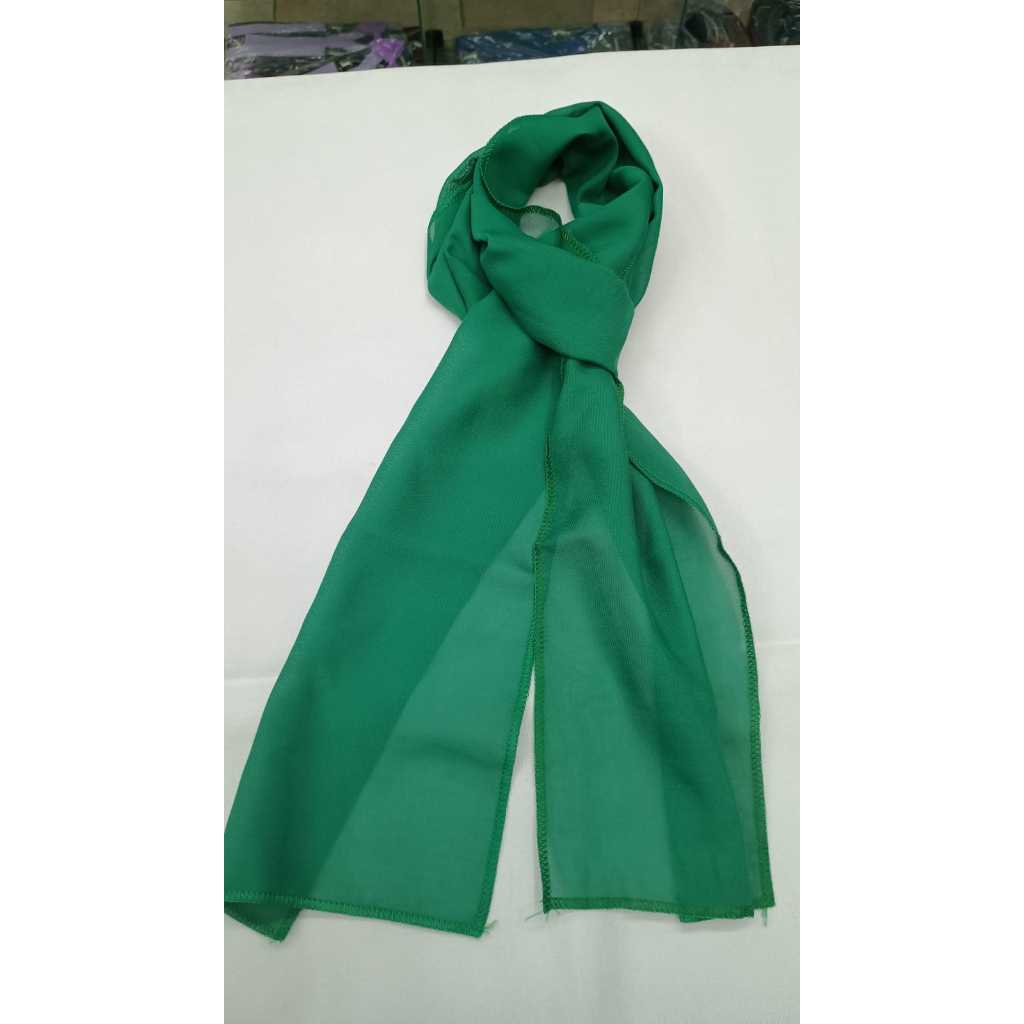LENÇO DE CHIFFON LISO VERDE ESMERALDA CONGRESSO FESTIVIDADE em Oferta na Shopee