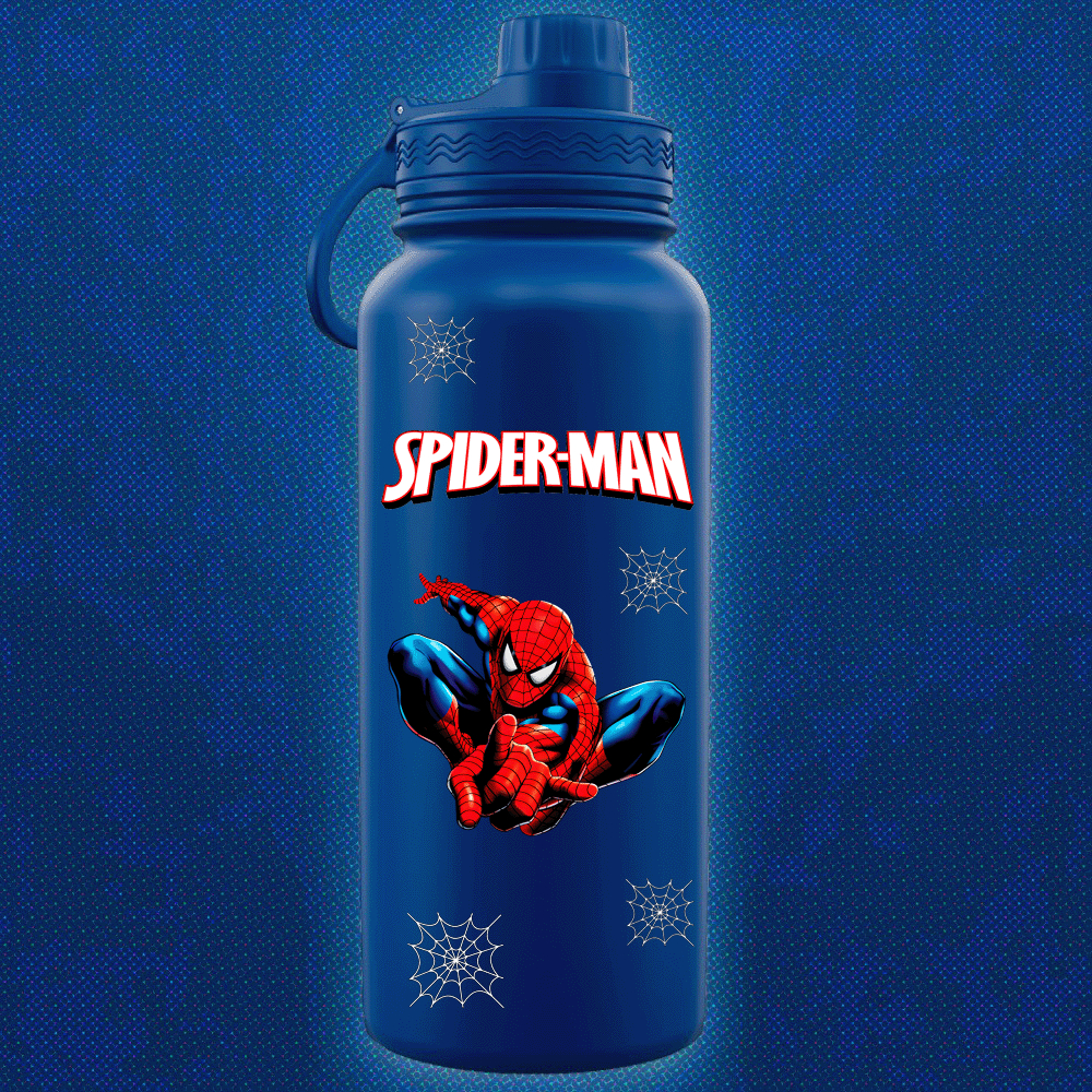 Garrafa Térmica Infantil Homem Aranha Personalizada 800Ml | Shopee Brasil