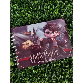 Livro de Colorir A5 - Harry Potter - 50 Folhas Grossas e Capa Dura - Caderno de Desenho e Pintura - Colorin em Oferta na Shopee