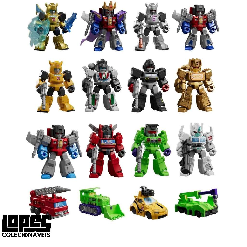 TRANSFORMERS figuras colecionáveis BLOKEES Defender Version 02 Bumblebee Starscream