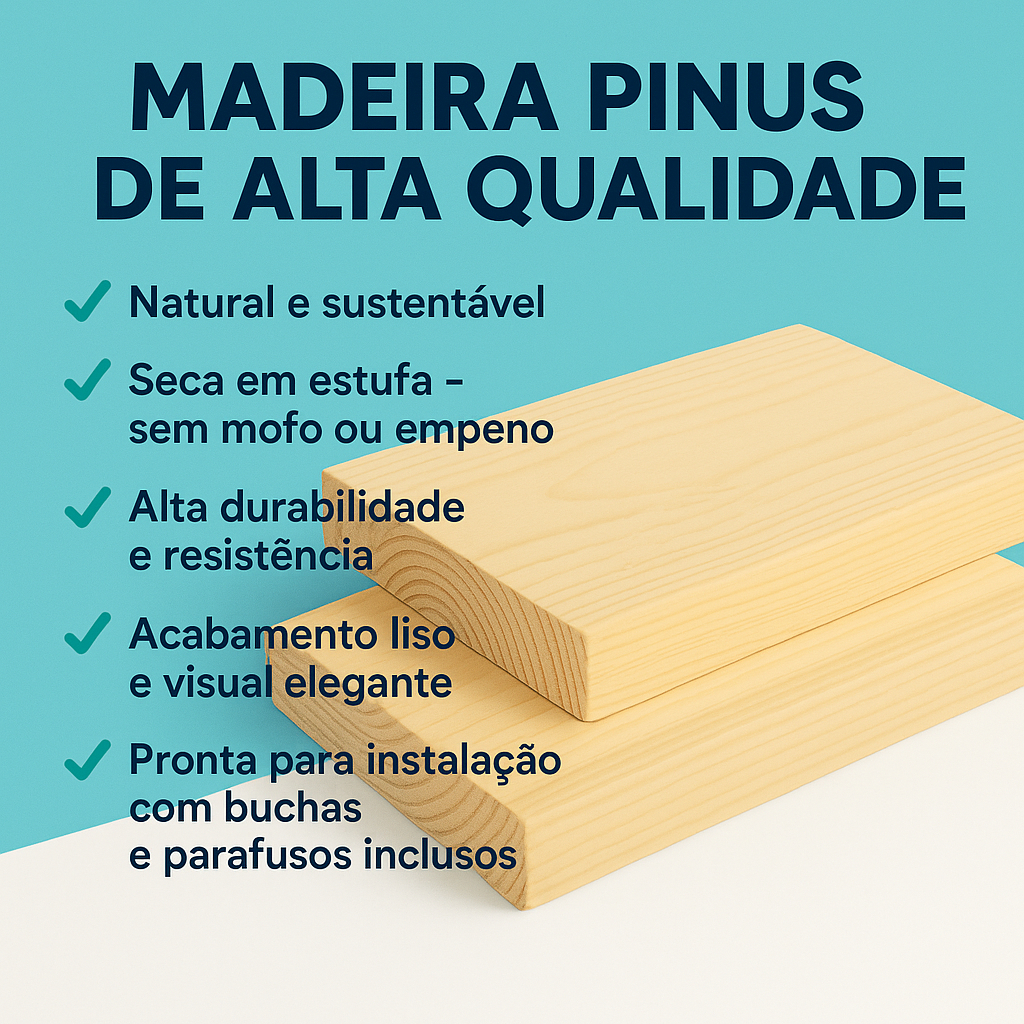 Mão Francesa instalada na parede
