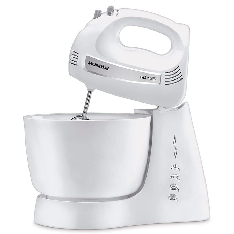 Batedeira Cake Premium Mondial 4 Velocidades + Turbo 500W B-