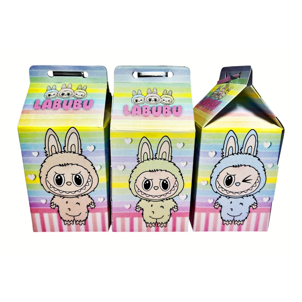 Labubu Tradicional Caixa Milk Lembrancinhas Labubu Festa Fácil - Pct ...