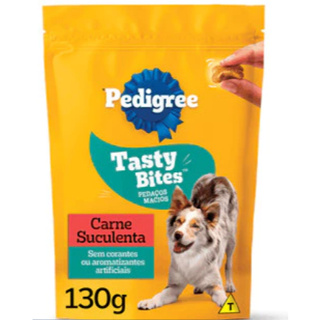 Petisco Pedigree Tasty Bites Cães sabor Carne Suculenta 130g kit 2 und em Oferta na Shopee