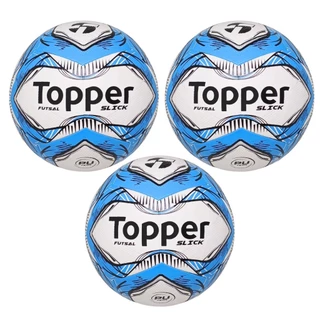 Kit 3 Bolas Topper Futsal Futebol de Salão Original