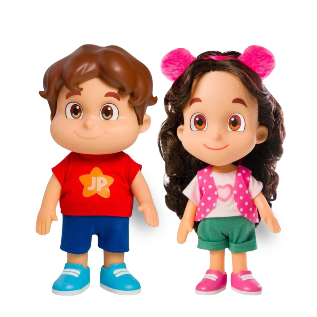 Kit Brinquedo Infantil Bonecos Youtubers 15 Cm Maria Clara E Jp ...