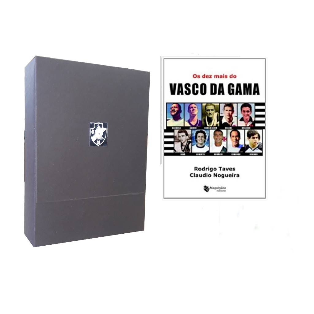 Box Com Livro Presente Vasco Da Gama Com Ídolos Do Time Para Torcedor ...