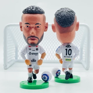 WittsY Figurine standard de l'équipe nationale brésilienne de football Neymar-10 - Maillot numéro 13 cm