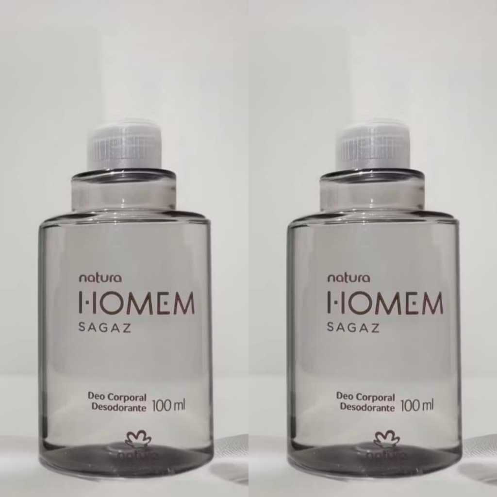 KIT 2 Refil Natura Homem Sagaz 100ml | Shopee Brasil