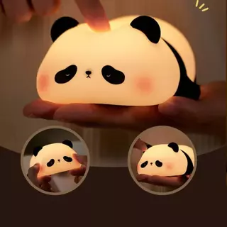 Luminária De Mesa Silicone Recarregável Lâmpada Noturna Abajur Fofo Silicone Toque Touch Led LITTLESTAR
