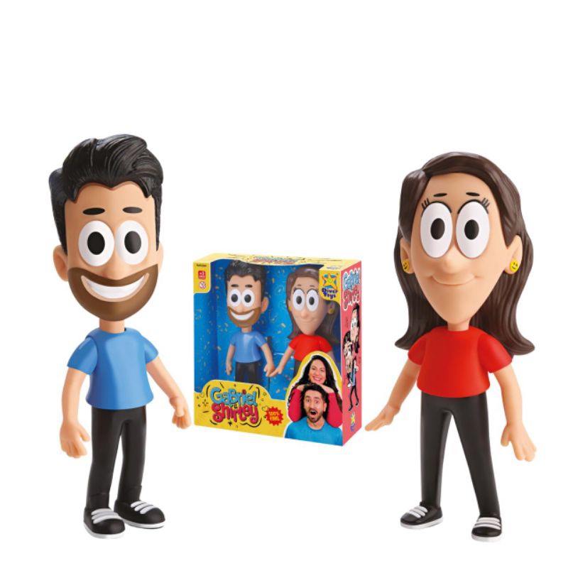 Bonecos Gabriel e Shirley Divertoys original | Shopee Brasil