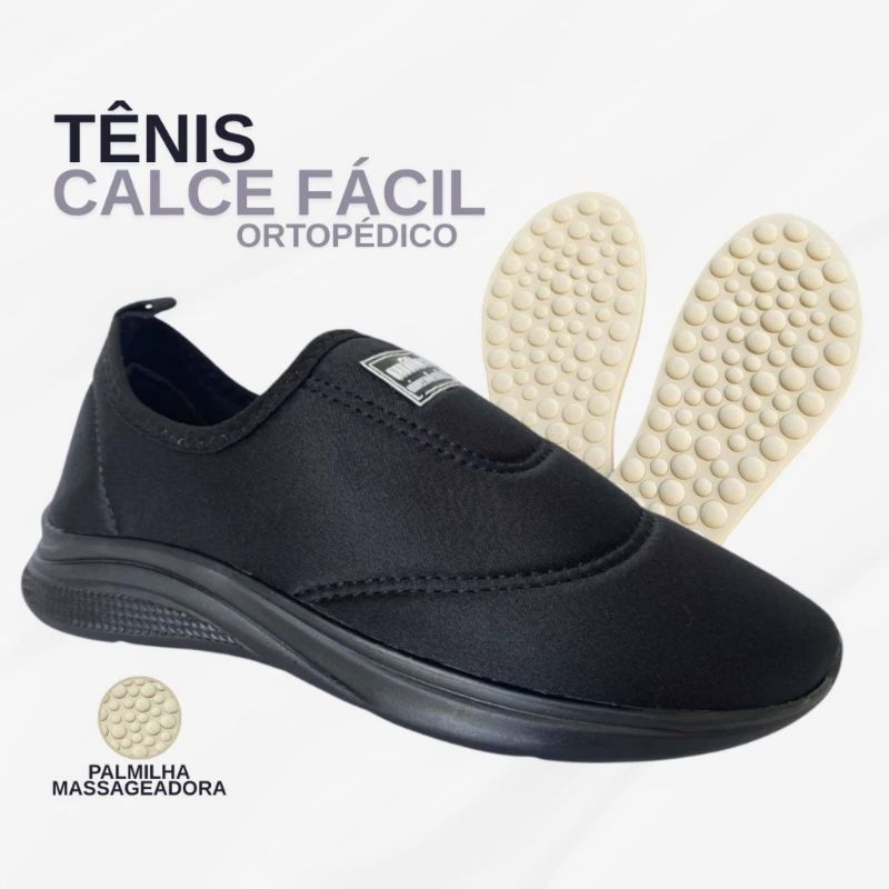 Tenis Feminino Ortopedico Uniflex Tratamento Esporão Fascite Plantar ...