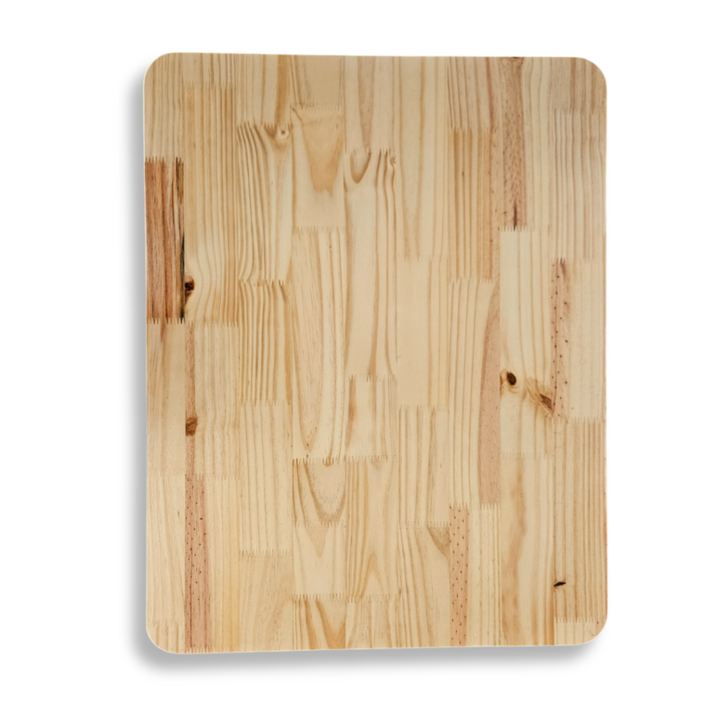 Tampo Em Madeira Pinus Tábua Com 70x40cm Cantos Arredondados