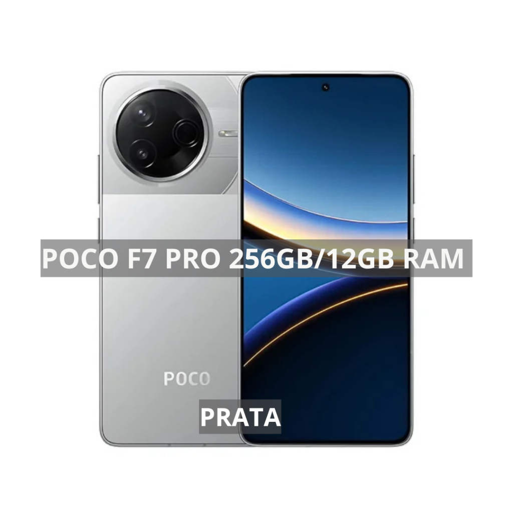 Xiaomi POCO F7 PRO 5G , Câmera 50MP, 256+12GB RAM/512GB+12GB RAM